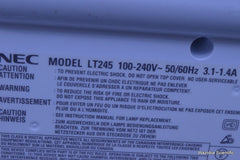 NEC MULTISYNC PROJECTOR MODEL LT245