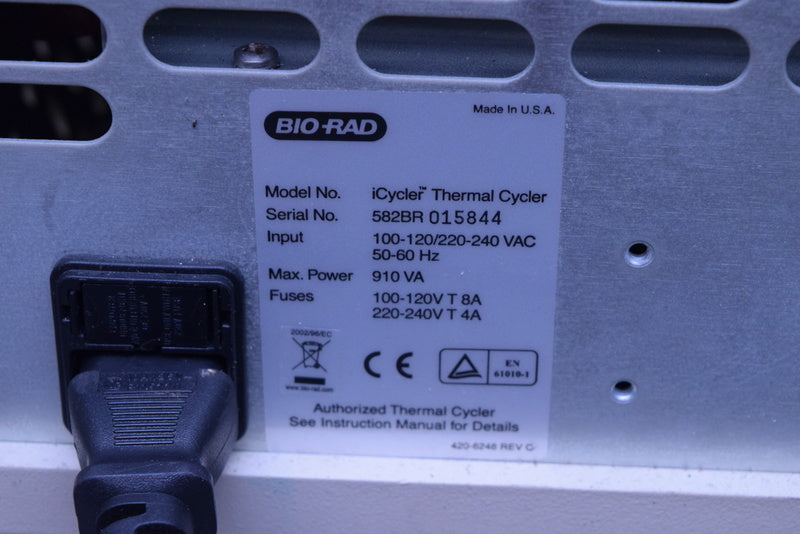 BIO-RAD ICYCLER PCR THERMAL CYCLER