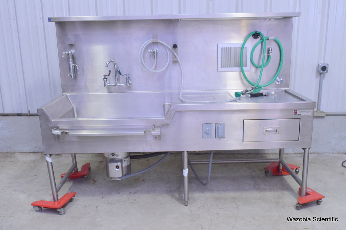 Mortech MORTECH MANUFACTURING AUTOPSY STATION LEFT SINK 1036-7 WITH INSINKERAT ...
