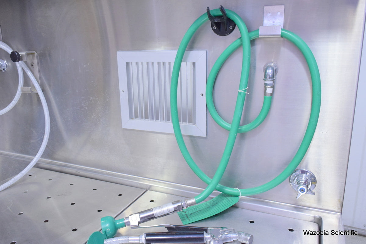 MORTECH MANUFACTURING AUTOPSY STATION LEFT SINK 1036-7 WITH INSINKERATOR SS50-26