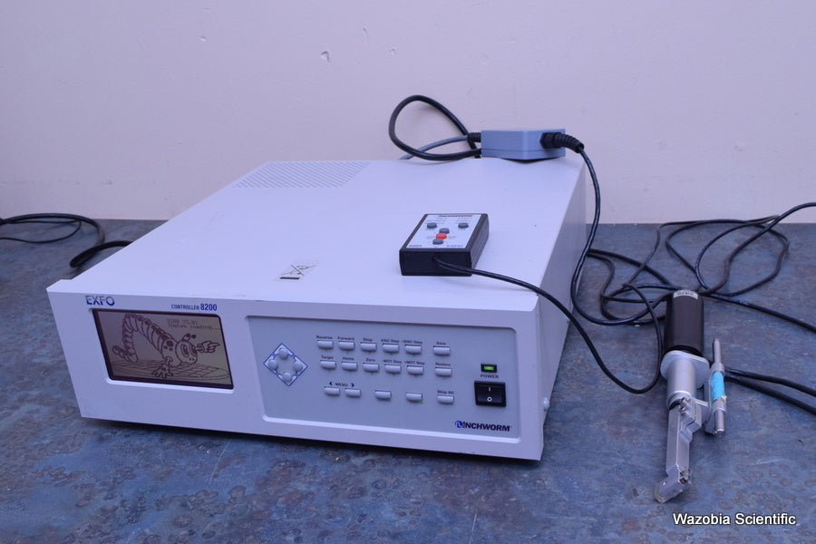 INCHWORM EXFO 8200 MOTOR CONTROLLER  SINGLE AXIS FOR MICROMANIPULATOR WITH 8005