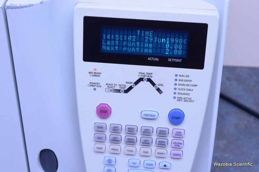 THERMOQUEST CHROMATOGRAPH SYSTEM MODEL TRACE-GC 2000 WITH AUTOSAMPLER INJECTOR