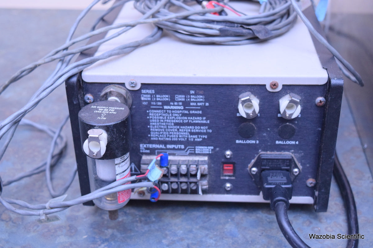 HANS RUDOLPH MANUAL VALVE SWITCHING CONTROLLER INFLATABLE BALLOON VALVE 8230