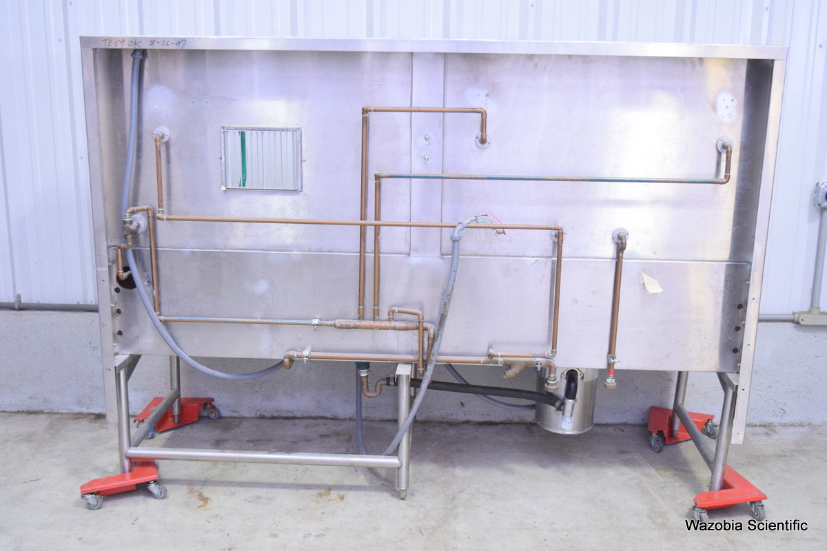 MORTECH MANUFACTURING AUTOPSY STATION LEFT SINK 1036-7 WITH INSINKERATOR SS50-26