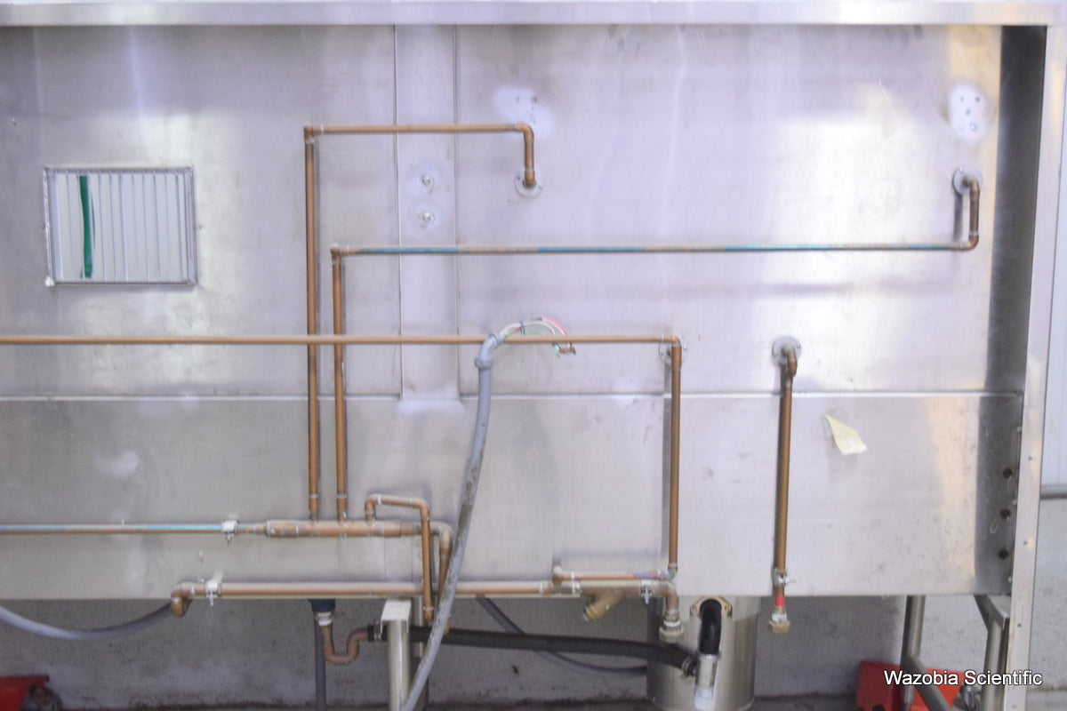 MORTECH MANUFACTURING AUTOPSY STATION LEFT SINK 1036-7 WITH INSINKERATOR SS50-26