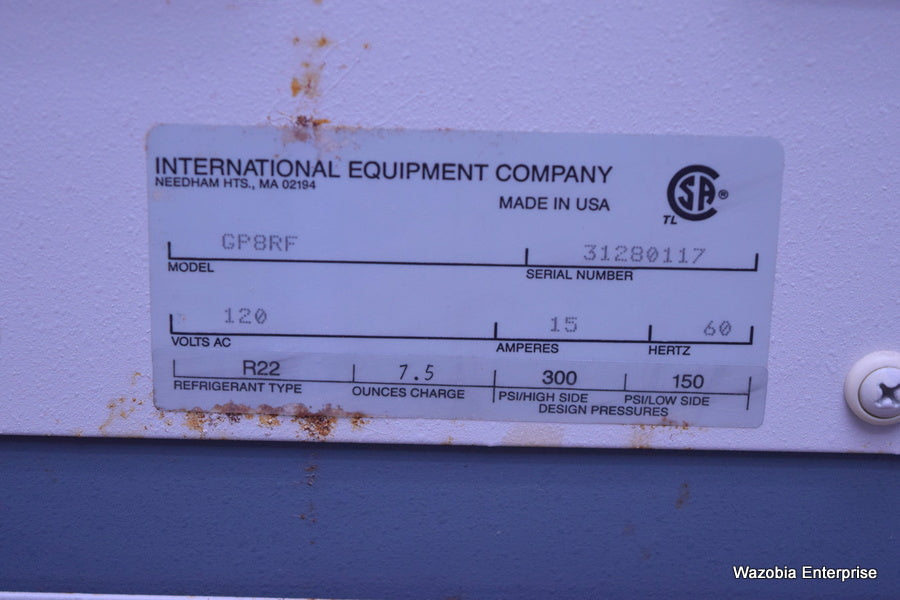 IEC CENTRA GP8R CENTRIFUGE W/ IEC 7000RPM ROTOR