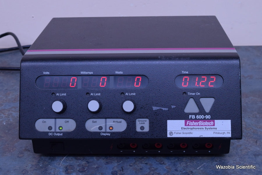FISHER SCIENTIFIC ELECTROPHORESIS POWER SUPPLY FB 600-90