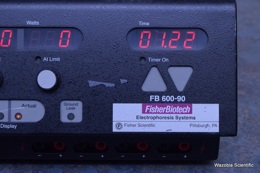 FISHER SCIENTIFIC ELECTROPHORESIS POWER SUPPLY FB 600-90