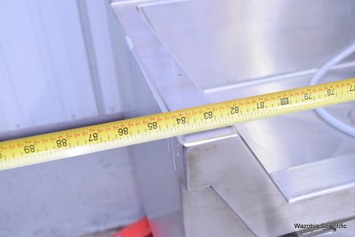 MORTECH MANUFACTURING AUTOPSY STATION LEFT SINK 1036-7 WITH INSINKERATOR SS50-26