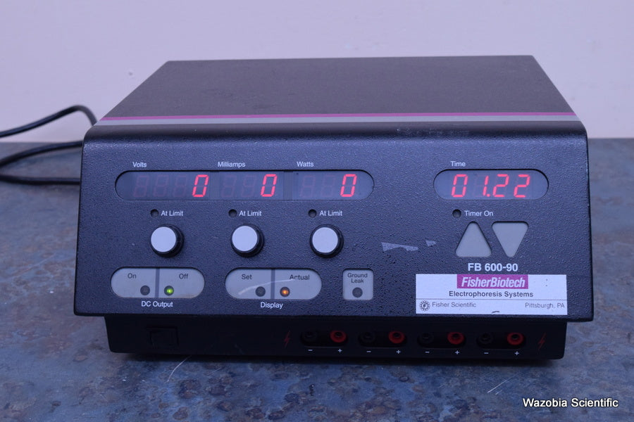FISHER SCIENTIFIC ELECTROPHORESIS POWER SUPPLY FB 600-90