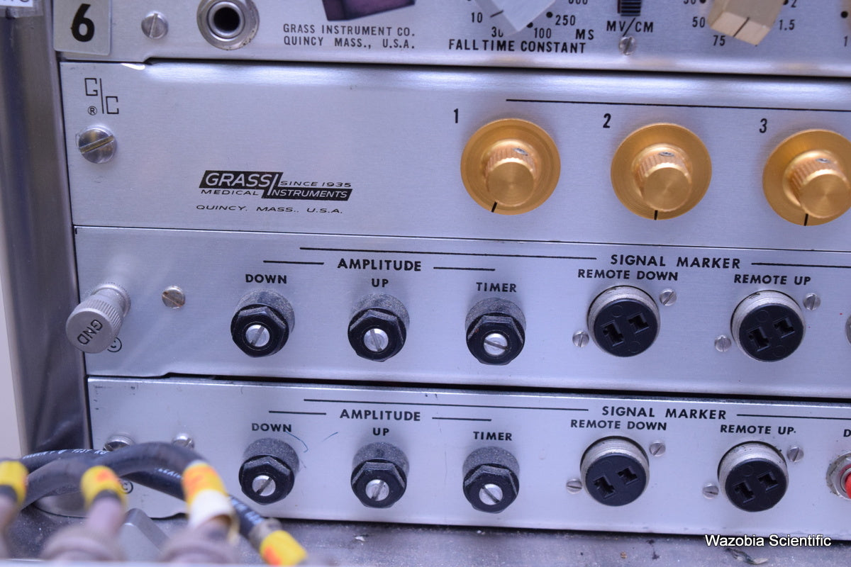 GRASS INSTRUMENT MODEL 78B EEG & POLYGRAPH DATA RECORDING SYSTEM AM7 7P511 AMPLI
