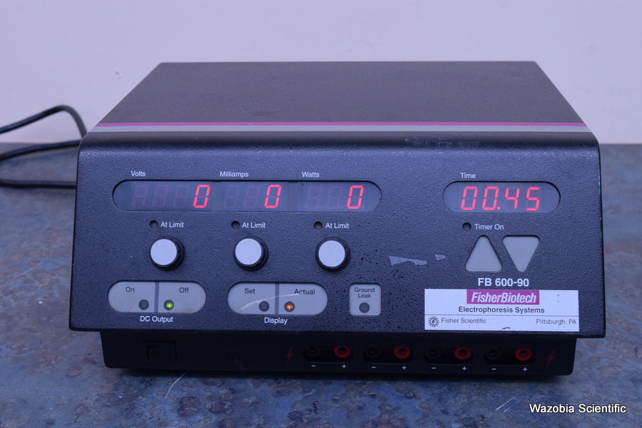 FISHER SCIENTIFIC ELECTROPHORESIS POWER SUPPLY FB 600-90