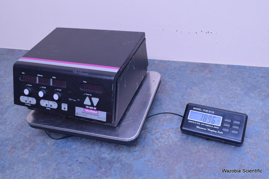 FISHER SCIENTIFIC ELECTROPHORESIS POWER SUPPLY FB 600-90