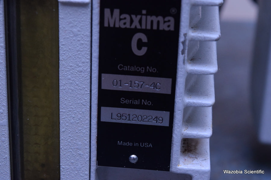 FISHER SCIENTIFIC MAXIMA D4B VACUUM PUMP 01-157-40 HP 1/3 RPM 1725