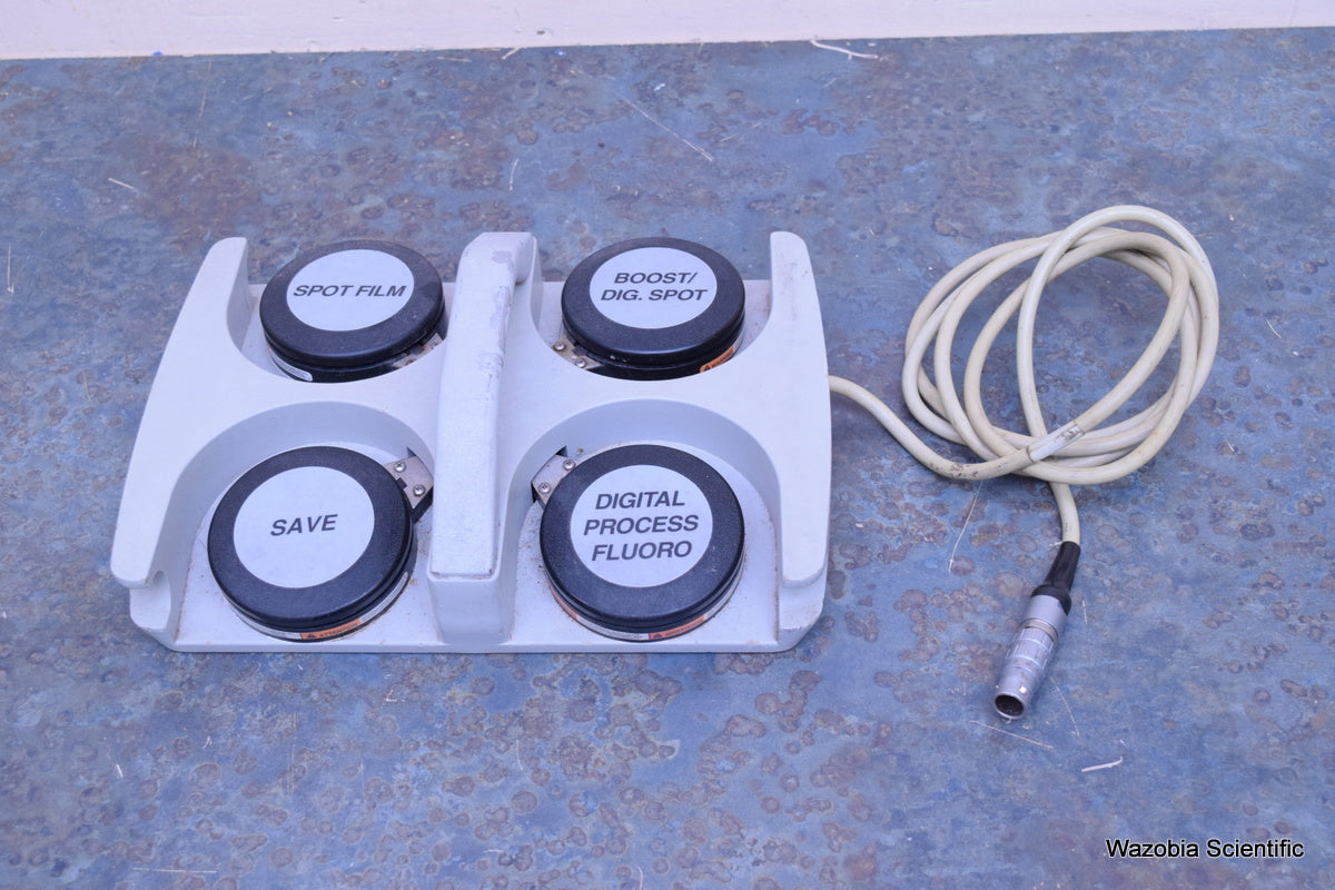 IPX7 00-878550 A099618 FOOTSWITCH  4 PEDAL  FOR OEC UROVIEW 2600 X-RAY