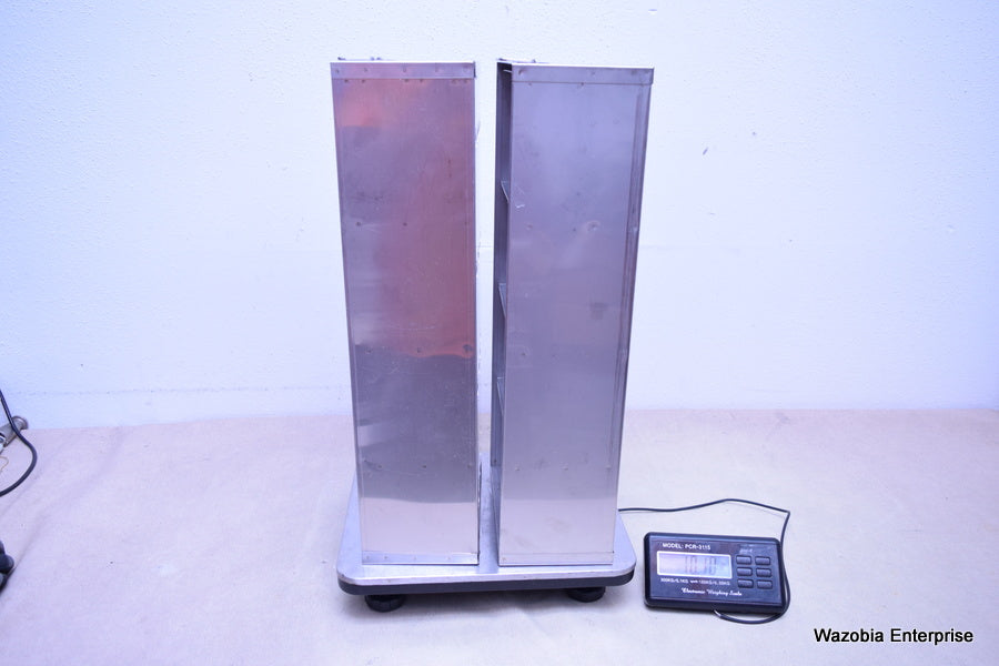 2 STAINLESS STEEL LABORATORY CRYO STORAGE FREEZER RACK