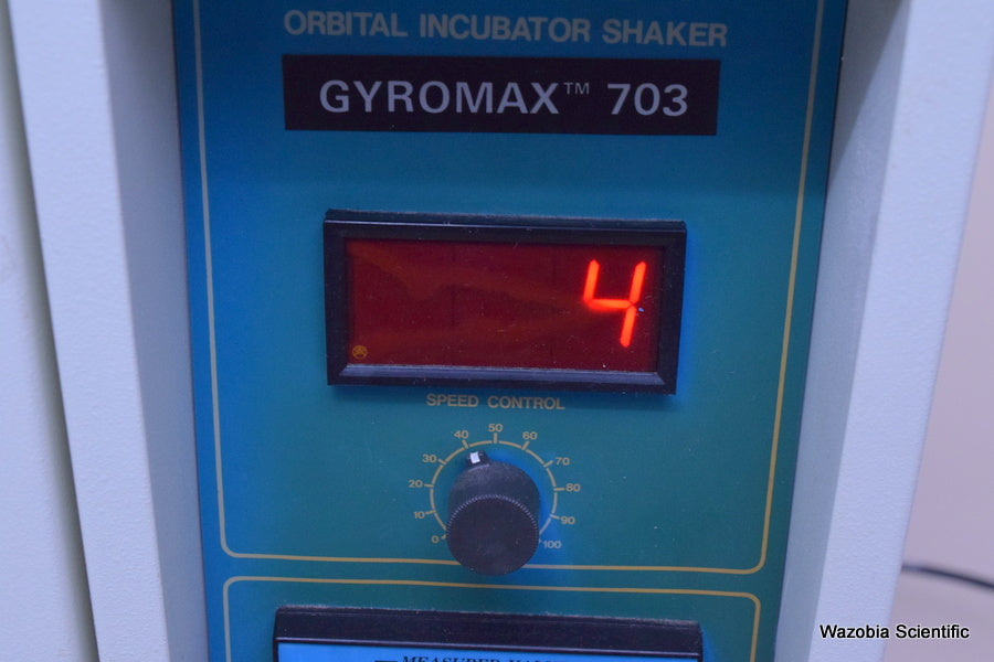 AMEREX INSTRUMENTS ORBITAL INCUBATOR SHAKER GYROMAX 703