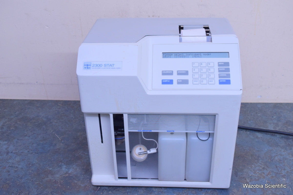 YSI 2300 STAT GLUCOSE L-LACTATE ANALYZER 2300GL YELLOW SPRINGS INSTRUMENT