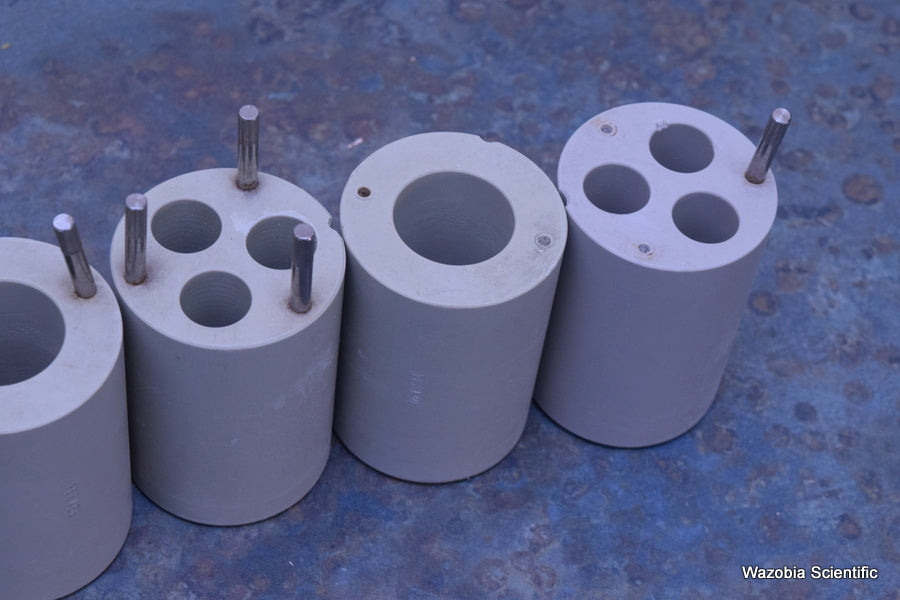 LOT OF 4 CENTRIFUGE SWING ROTOR BUCKETS