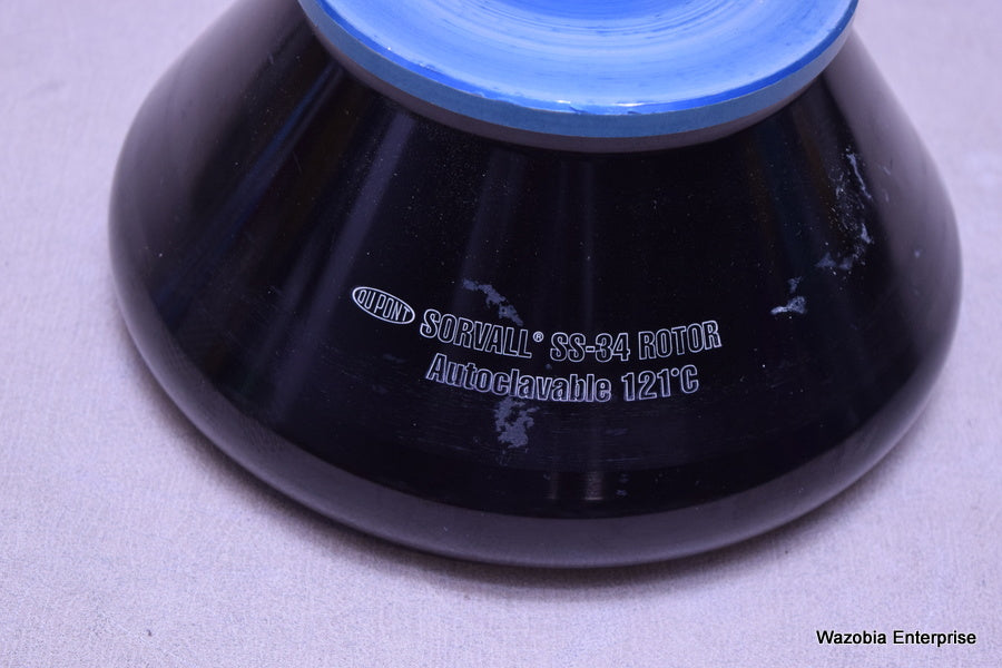 DUPONT SORVALL SS-34 CENTRIFUGE ROTOR AUTOCLAVABLE 121 C