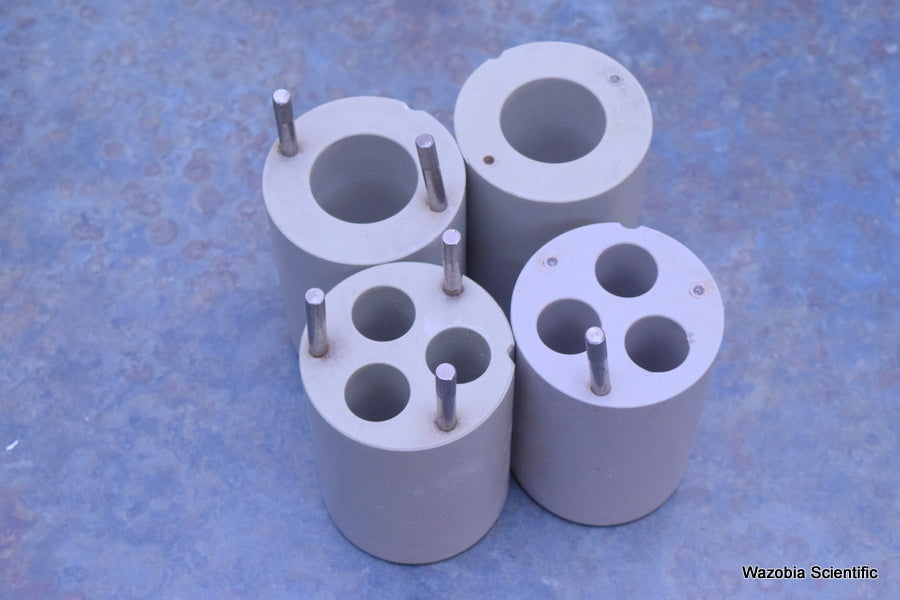 LOT OF 4 CENTRIFUGE SWING ROTOR BUCKETS