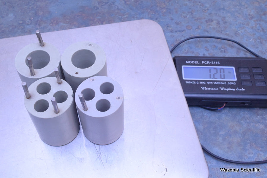 LOT OF 4 CENTRIFUGE SWING ROTOR BUCKETS