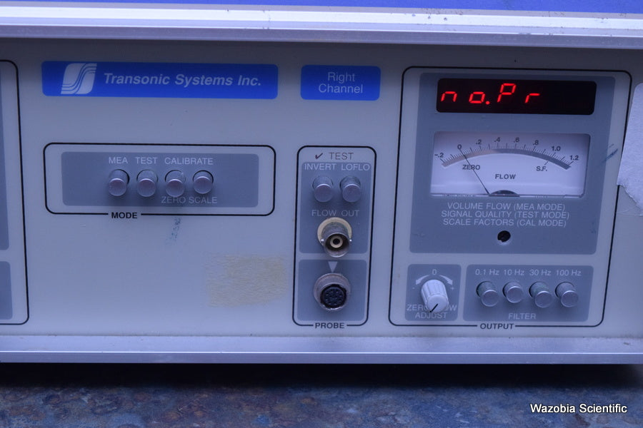 Transonic Systems TRANSONIC SYSTEMS T206 DUAL CHANNEL SMALL ANIMAL BLOOD FLOW METER ...