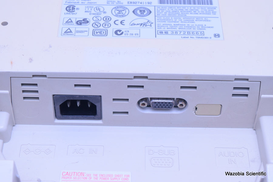 VIEWSONIC VIEWPANEL VP150 MODEL VLCDS21434-1 15"