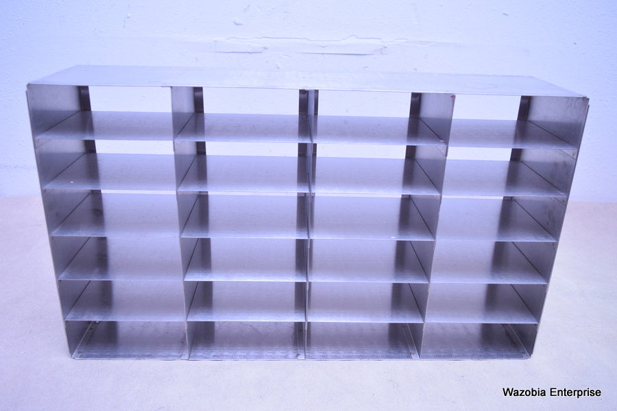 STAINLESS STEEL LABORATORY CRYO STORAGE FREEZER RACK