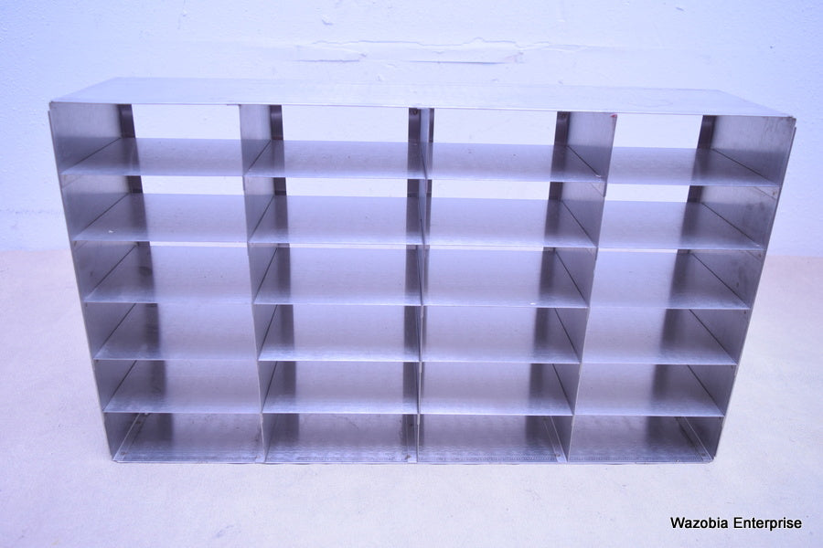 STAINLESS STEEL LABORATORY CRYO STORAGE FREEZER RACK