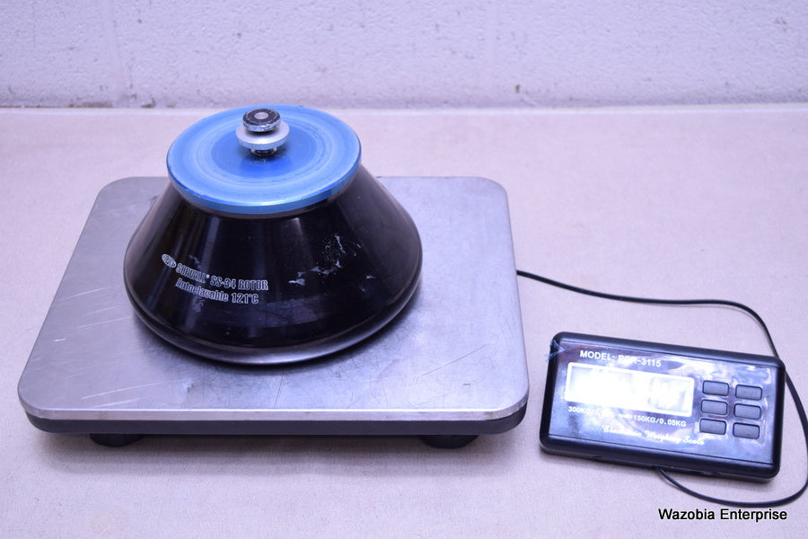 DUPONT SORVALL SS-34 CENTRIFUGE ROTOR AUTOCLAVABLE 121 C