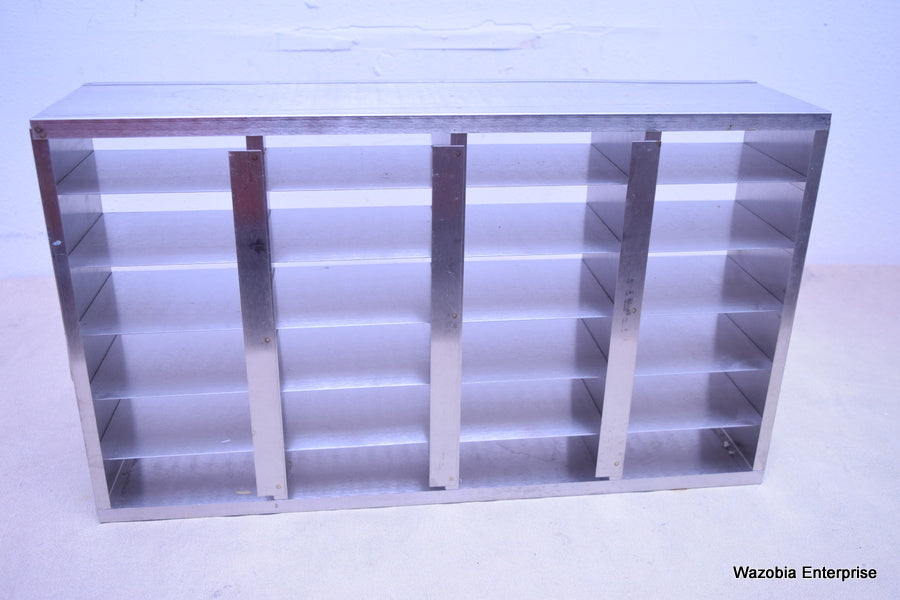 STAINLESS STEEL LABORATORY CRYO STORAGE FREEZER RACK