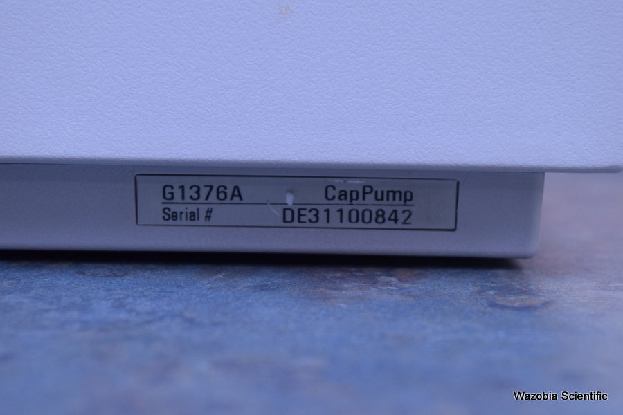 AGILENT 1100 SERIES CAPPUMP CAP CAPILLARY PUMP G1376A HPLC