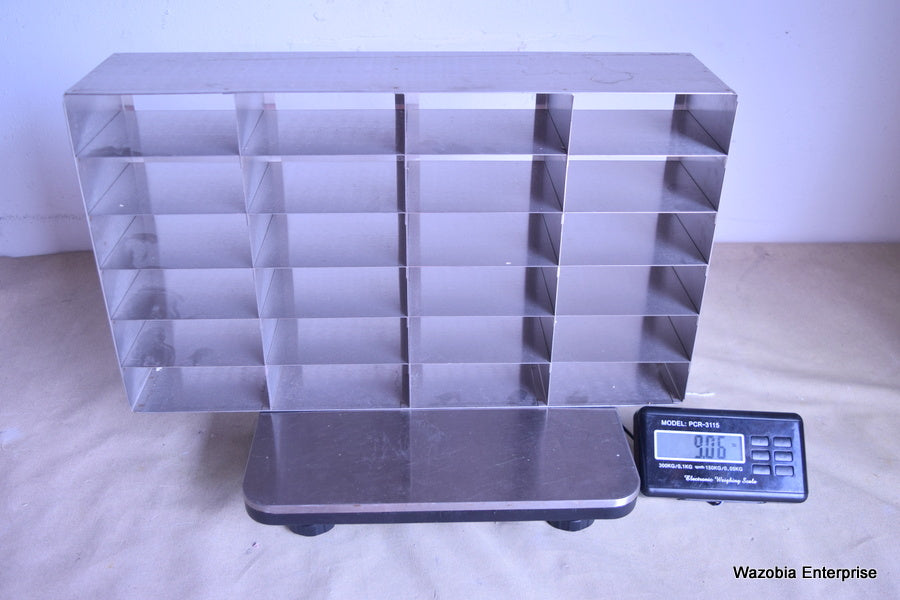 STAINLESS STEEL LABORATORY CRYO STORAGE FREEZER RACK