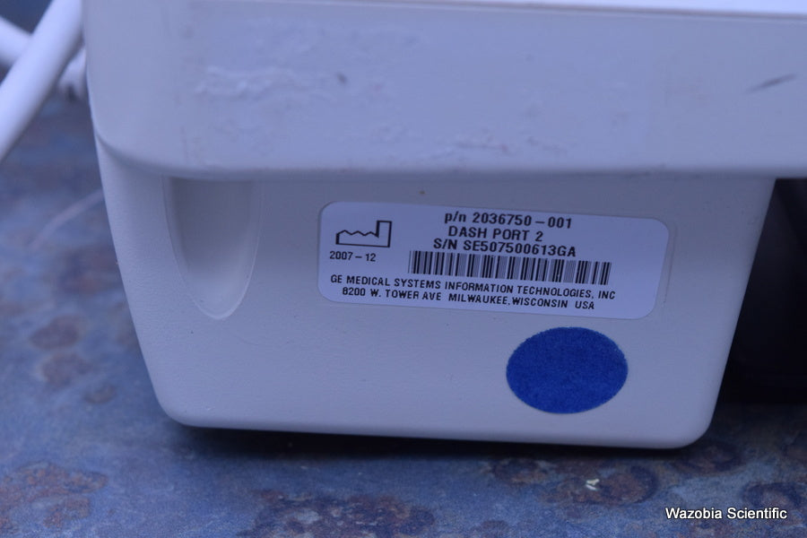 8 GE  DASH PORT 2 DOCKING STATION 2036750-001