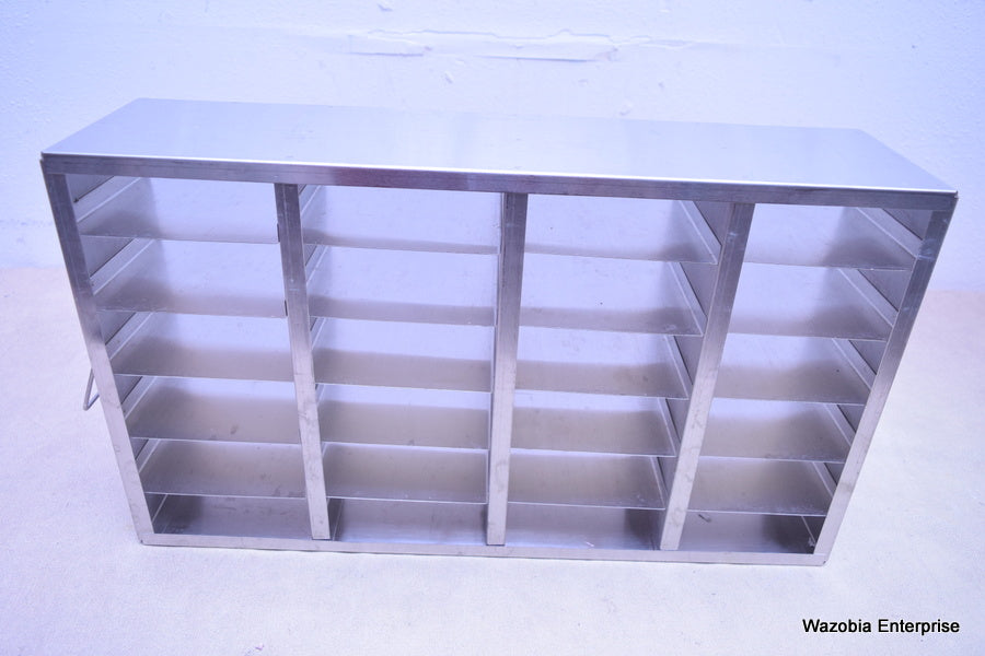 Lab Freezer Storage Racks STAINLESS STEEL LABORATORY CRYO STORAGE FREEZER RACK – Wazobia Enterprise