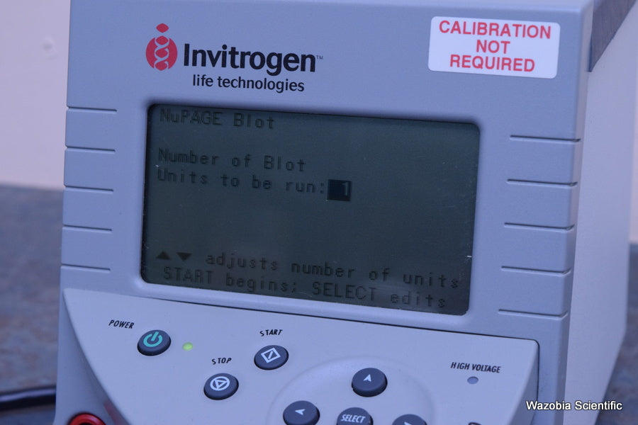 INVITROGEN LIFE TECHNOLOGIES  POWEREASE 500 ELECTROPHORESIS POWER SUPPLY