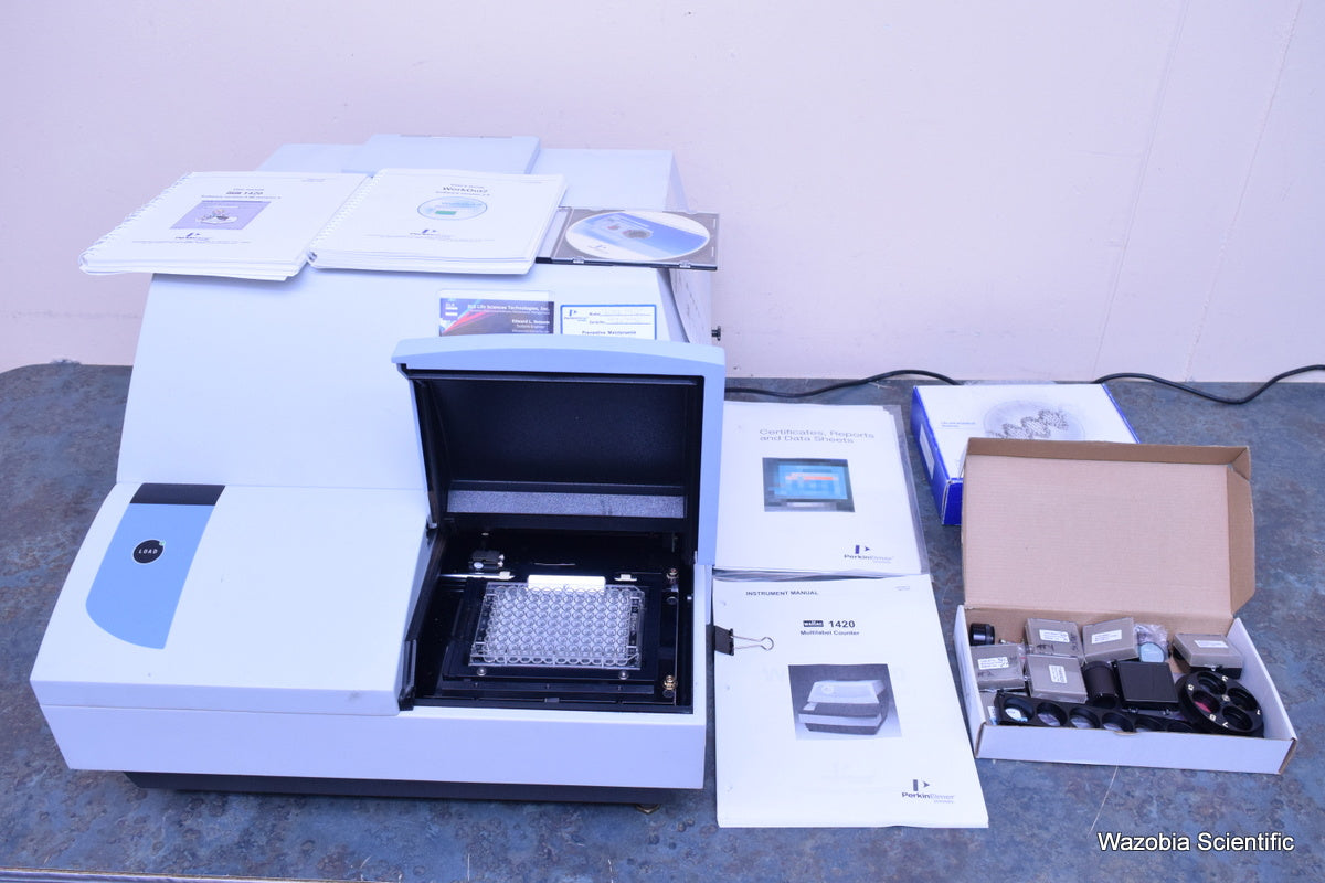 PERKIN ELMER VICTOR IV MULTILABEL COUNTER 1420-040 WORKOUT2 DATA  SOFTWARE