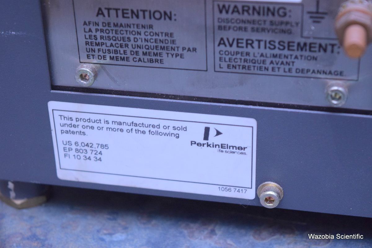 PERKIN ELMER VICTOR IV MULTILABEL COUNTER 1420-040 WORKOUT2 DATA  SOFTWARE