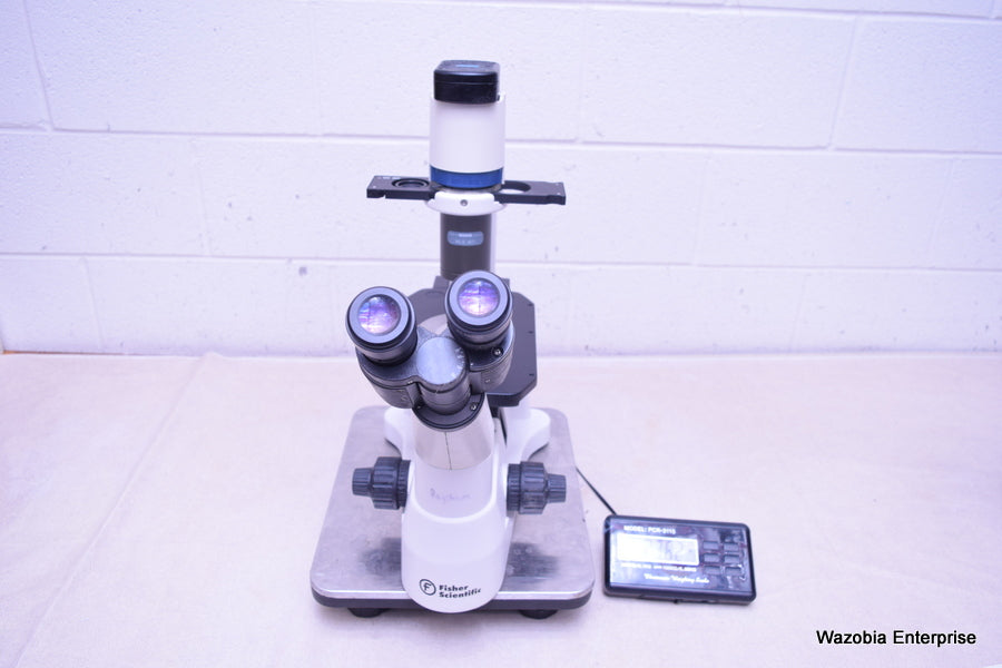 FISHER SCIENTIFIC MICROMASTER INVERTED PHASE CONTRAST MICROSCOPE F1009-2651-041