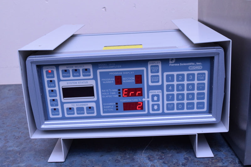 FORMA SCIENTIFIC CRYOMED 1010 MICROCOMPUTER WITH SAMPLE CHAMBER FREEZER MODEL 80