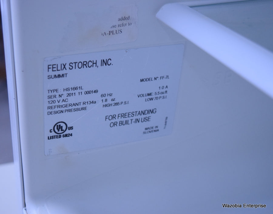 FELIX STORCH REFRIGERATOR MODEL FF-7L