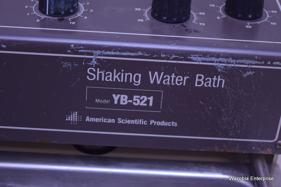 AMERICAN SCIENTIFIC PRODUCTS SHAKING WATER BATH MODEL YB-521