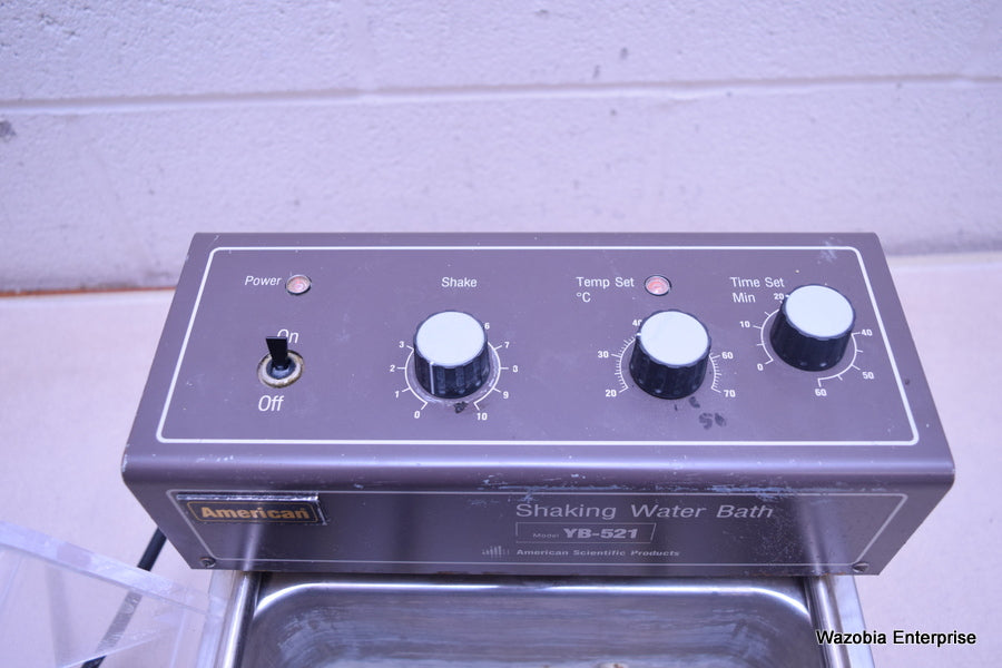 AMERICAN SCIENTIFIC PRODUCTS SHAKING WATER BATH MODEL YB-521