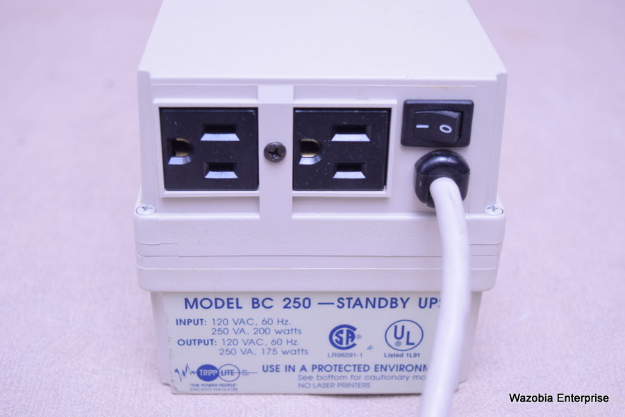 TRIPP LITE MODEL BC 250 STANDBY UPS