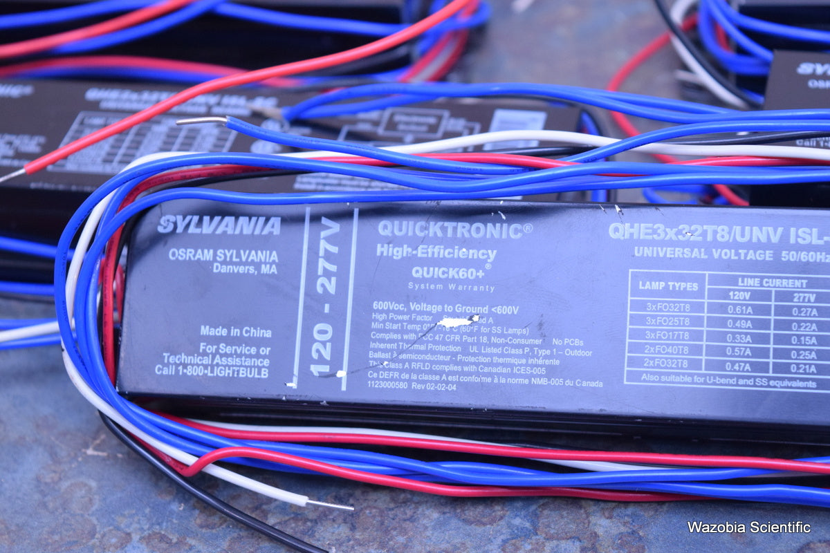 7 SYLVANIA QUICKTRONIC HIGH-EEFICIENCY QUICK60+ QHE3X32T8/UNV ISL-SC BALLAST