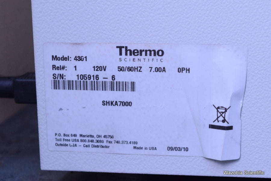 THERMO SCIENTIFIC MAXQ 7000 BENCHTOP WATER BATH SHAKER