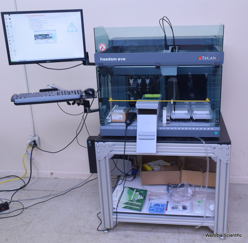 TECAN FREEDOM EVO LIQUID HANDLER WORK STATION