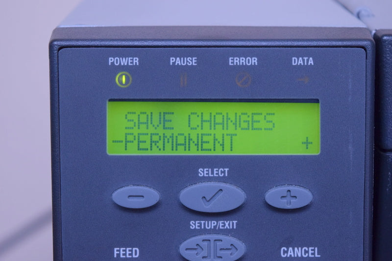 ZEBRA Z4MPLUS THERMAL BARCODE LABEL PRINTER