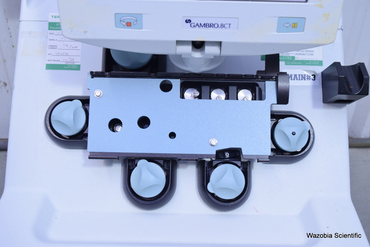 GAMBRO BCT TRIMA ACCEL AUTOMATED BLOOD COLLECTION SYSTEM – Wazobia ...